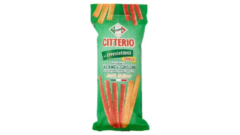 Citterio, gli Irresistibili Snack Bastoncini di Salame & Grissini