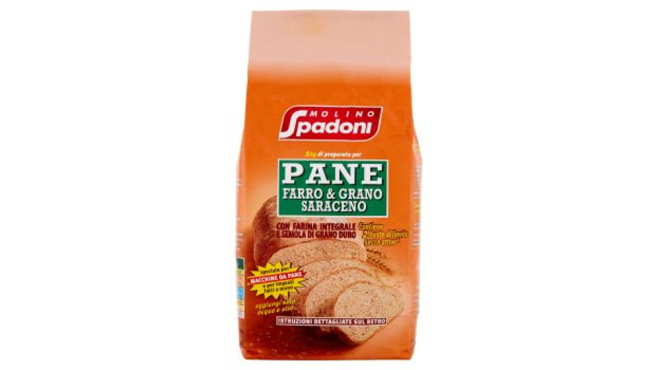FARINA PANE FARRO&GRANO SARACENO