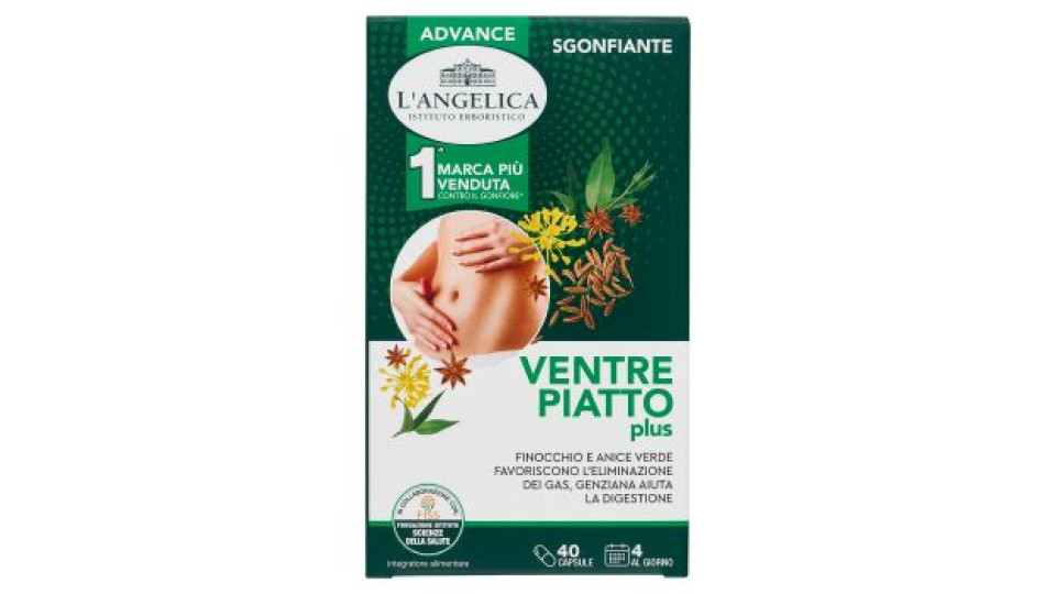 L'Angelica, Nutraceutica ventre piatto plus 40 capsule
