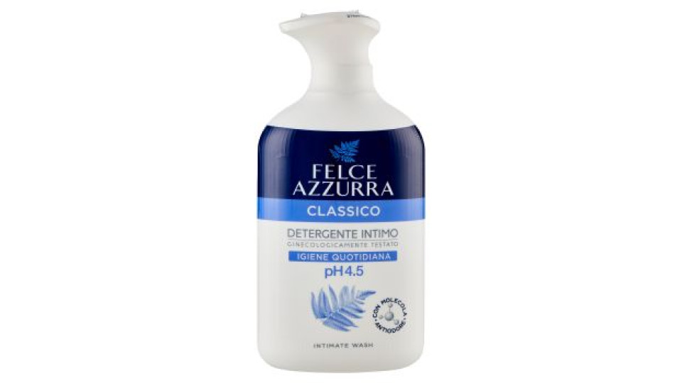 Felce Azzurra Classico Detergente Intimo Igiene Quotidiana pH 4.5 250 ml