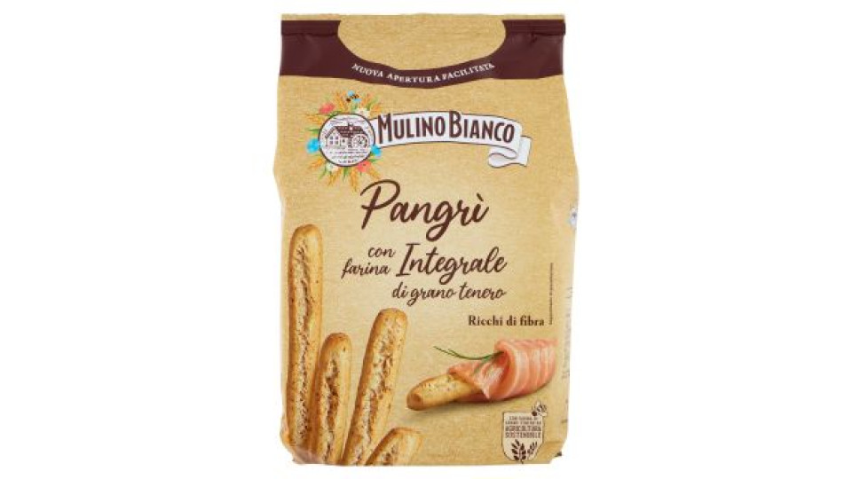 Mulino Bianco Pangrì Grissini Integrali con Farina Sostenibile 250g