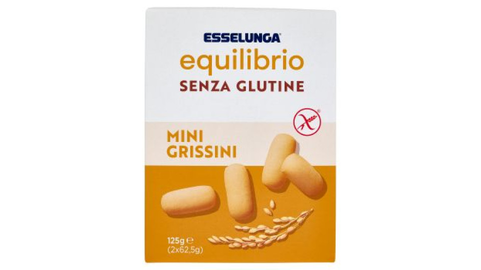 Esselunga Equilibrio, Mini grissini senza glutine con olio extra vergine di oliva conf.
