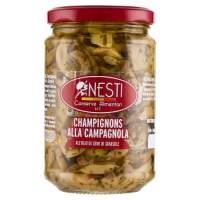 Nesti, champignons alla campagnola all'olio di semi di girasole