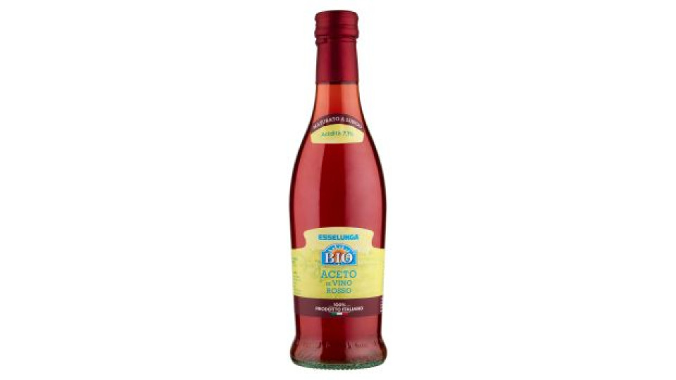 Esselunga Bio, aceto di vino rosso biologico