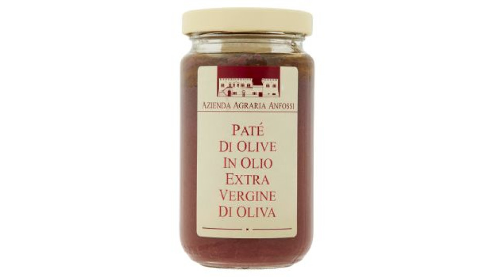 Azienda Agraria Anfossi, patè di olive in olio extra vergine di oliva