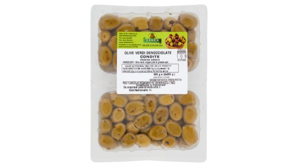 Olive verdi denocciolate condite Biorganica Nuova