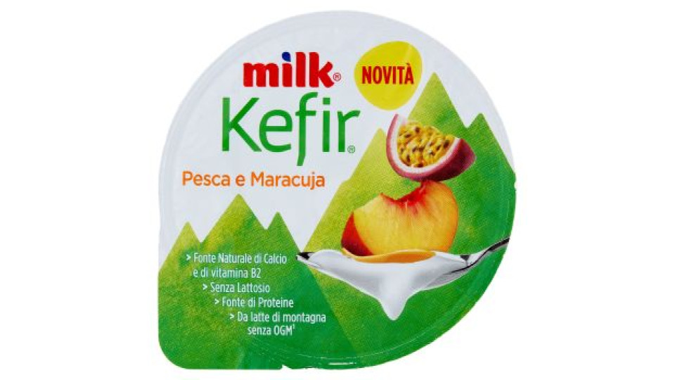 Kefir Cremoso Pesca e Maracuja