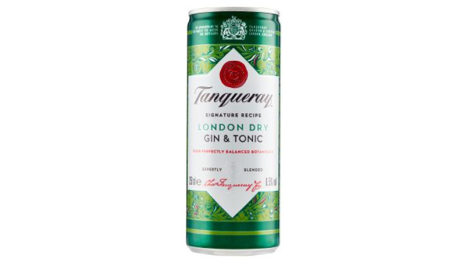 Tanqueray London Dry Gin & Tonic 250 ml