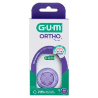Gum, Ortho Floss 3220 Filo spugnoso con parti rigide