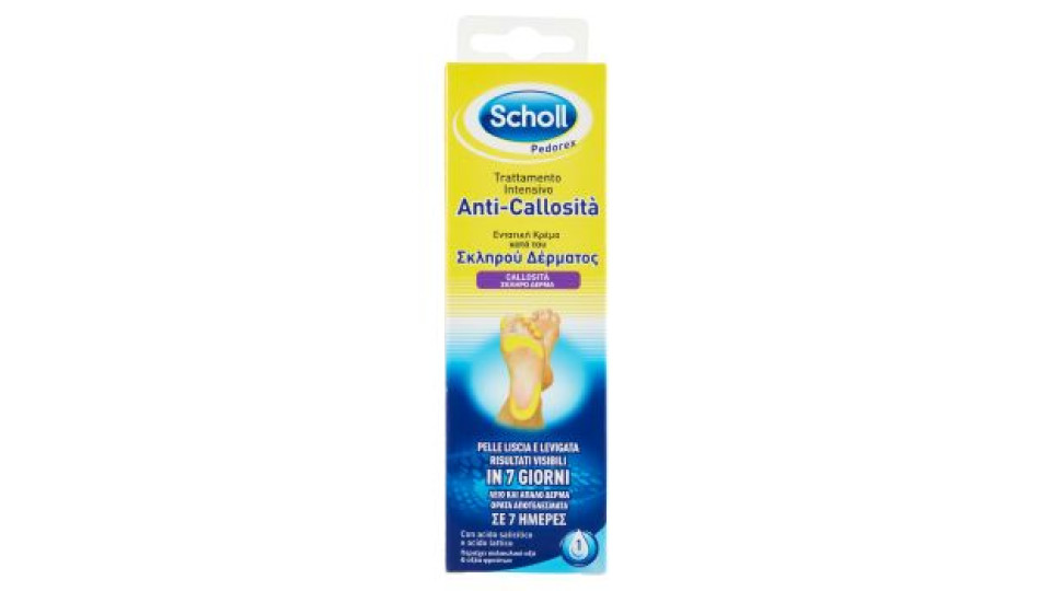 Scholl - Trattamento Intensivo Anti-Callosità, con acido salicilico e acido lattico - 