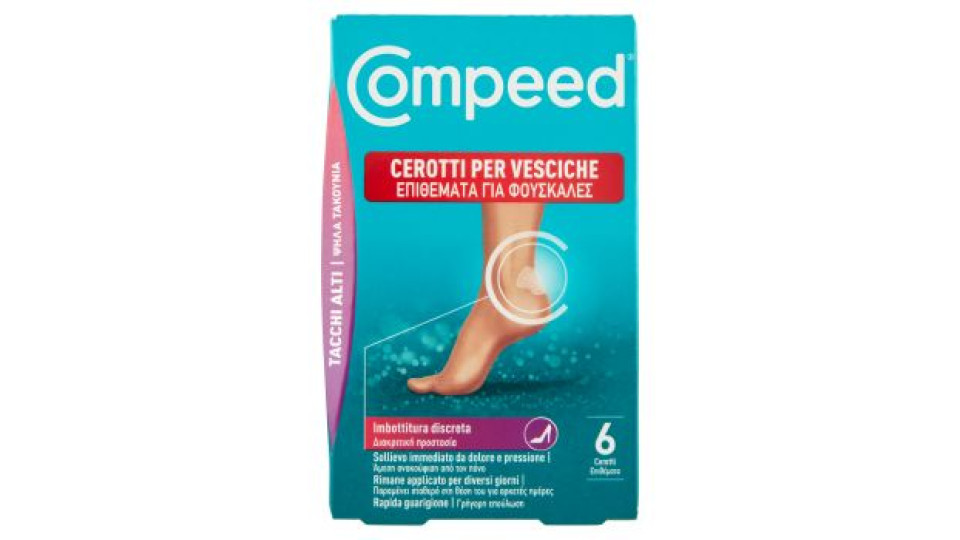 Compeed, cerotti per vesciche tacchi alti tallone