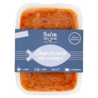 Saòr del Mar Linea gourmet Sugo di pesce con scampi 180 g