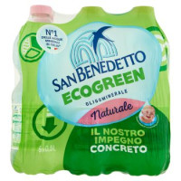 San Benedetto Acqua Naturale Benedicta Ecogreen 6 x 0,5 L