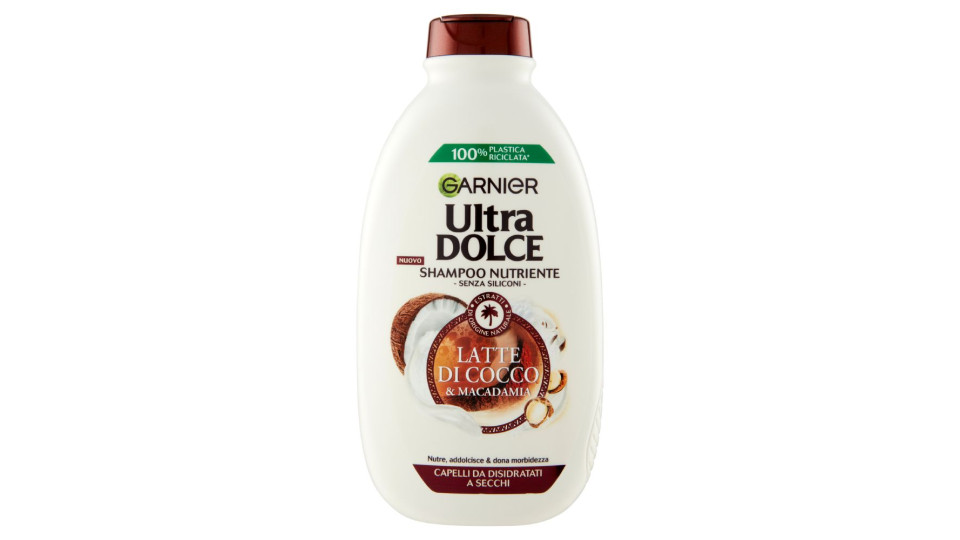 Garnier Ultra Dolce Shampoo Latte Cocco per capelli morbidi 400 ml
