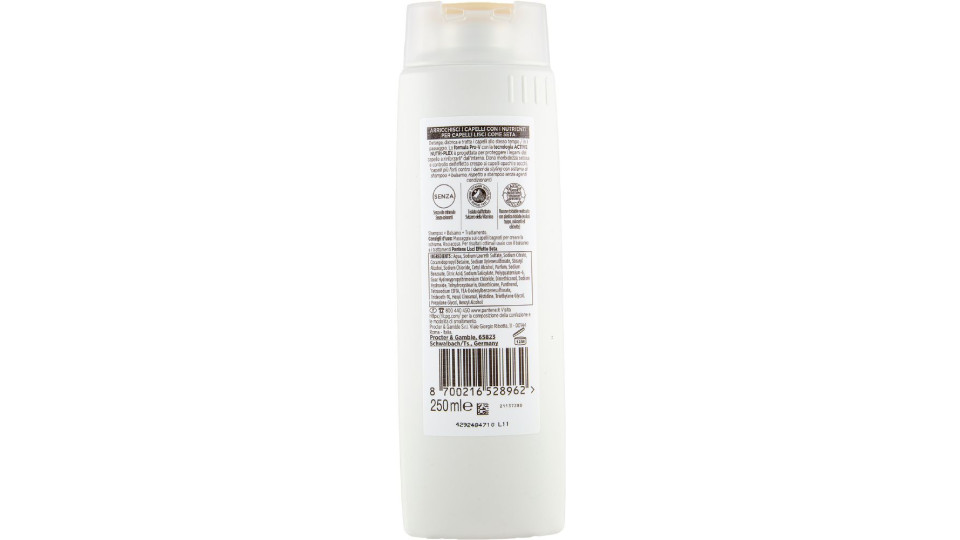 Pantene Pro-V Lisci Effetto Seta 3 in 1 Shampoo + Balsamo + Trattamento Active Nutri-Plex 250 ml
