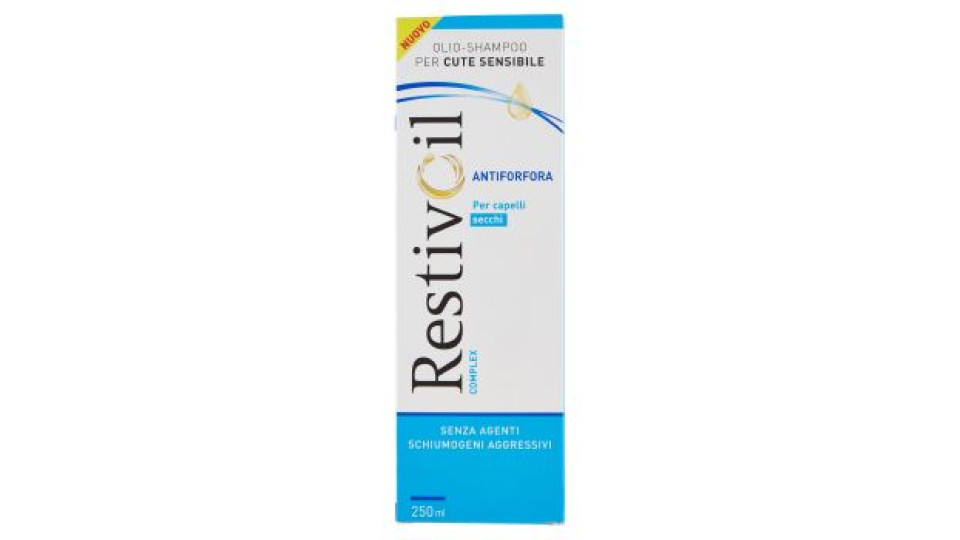 RestivOil Complex Olio-Shampoo per Cute Sensibile Antiforfora 250 ml