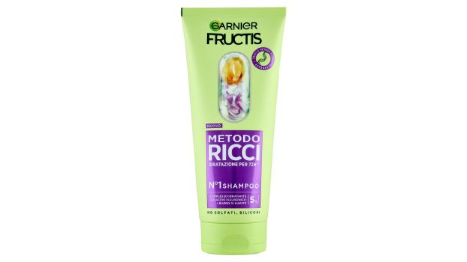 Garnier Fructis Metodo Ricci N°1 Shampoo, 200 ml