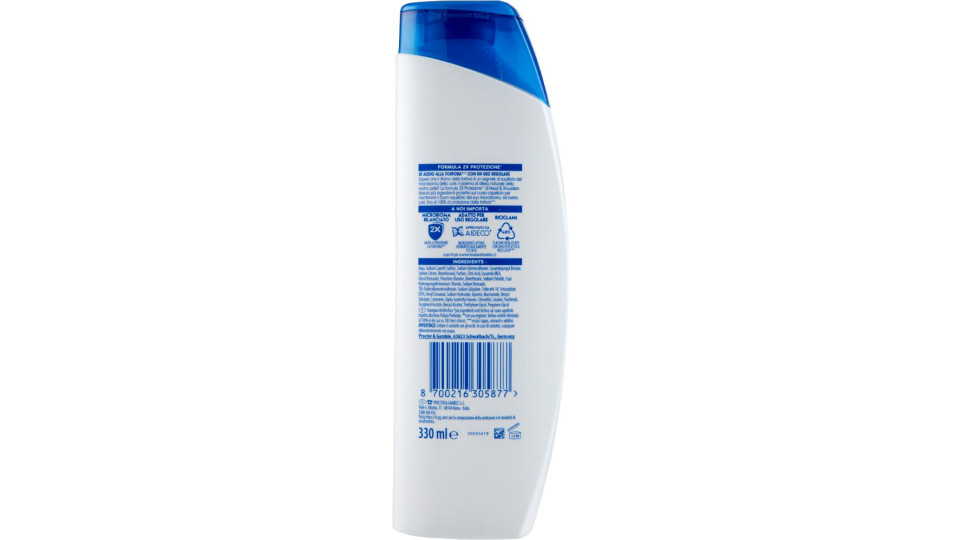 Head & Shoulders Shampoo Antiforfora Anticaduta 330 ml