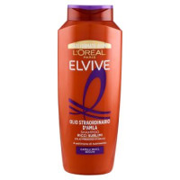 Elvive Olio Straordinario d'Amla Shampoo Ricci Sublimi, per Capelli Ricci, Secchi, 400 ml
