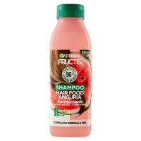 Garnier Shampoo Fructis Hair Food, Ideale per Capelli Fini, Arricchito con Anguria, 350 ml