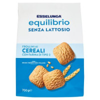 Esselunga Equilibrio Frollini ai cereali senza lattosio 700 g