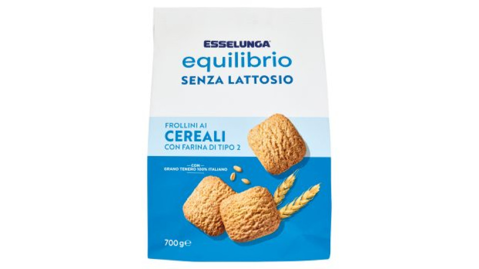 Esselunga Equilibrio Frollini ai cereali senza lattosio 700 g
