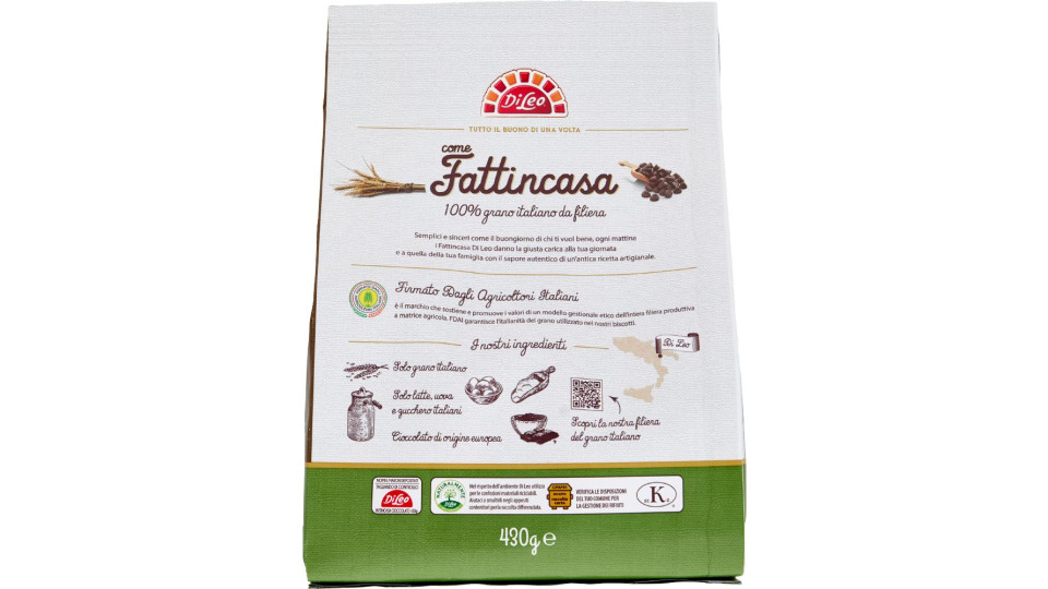 Di Leo come Fattincasa con gocce di cioccolato 430 g