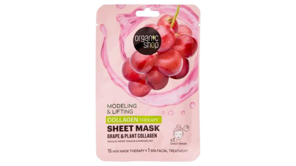 Organic Shop, Maschera in tessuto Modellante effetto Lifting 25 g