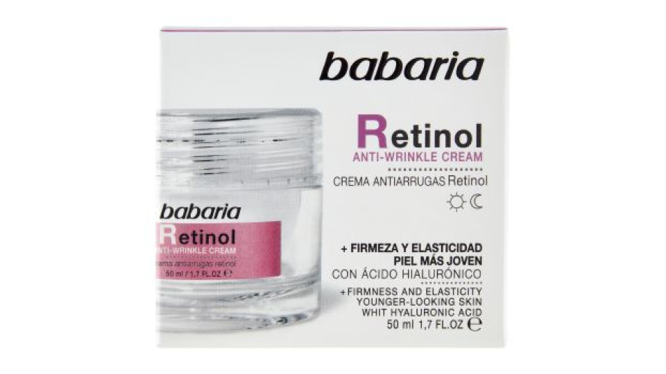 Babaria, Crema Antirughe con retinolo 50 ml