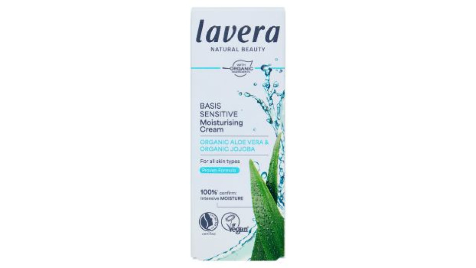 lavera Basis Sensitive Crema idratante Aloe Vera Bio & Jojoba Bio 50 ml