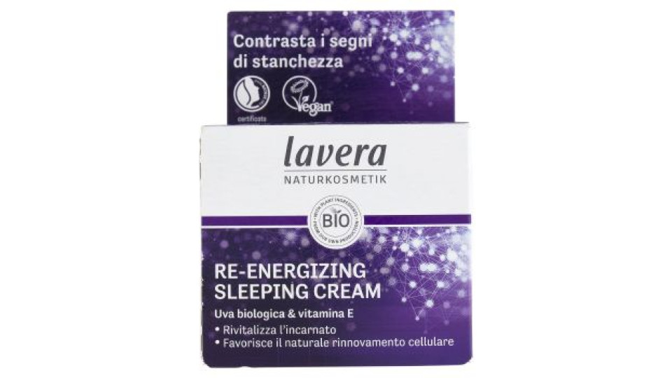Lavera, Crema Notte Re-Energizing Sleeping 5in1 50 ml