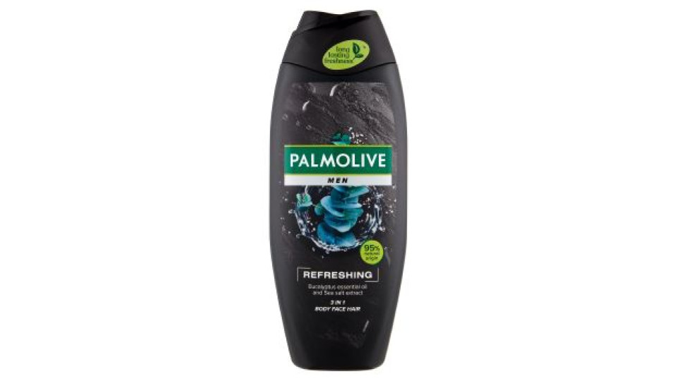 Palmolive bagnoschiuma Men Refreshing 3 in 1 con oli essenziali 500 ml