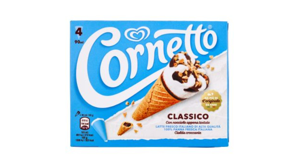 Cornetto Classico 4 x 60 g