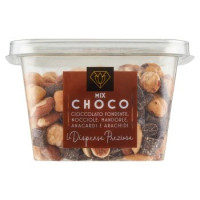 La Dispensa Preziosa Mix Choco Cioccolato Fondente, Nocciole, Mandorle, Anacardi e Arachidi 280 g