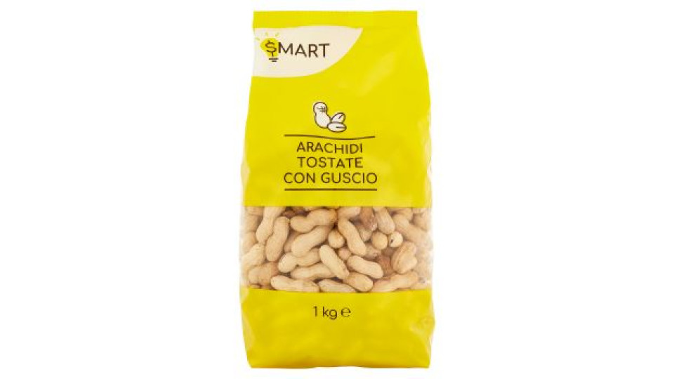 Smart Arachidi tostate con guscio 1 kg