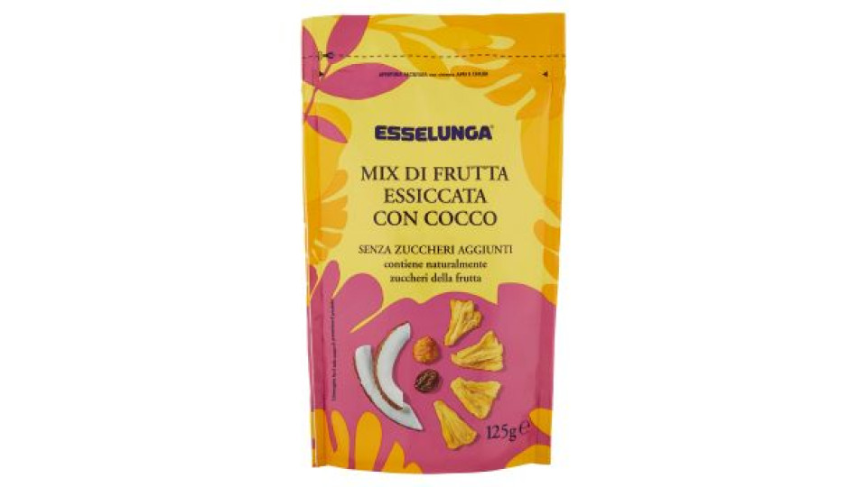 Esselunga Mix di frutta essiccata con cocco 125 g