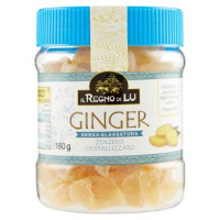 Il Regno di Lu Ginger Senza Glassatura Zenzero Cristallizzato 180 g