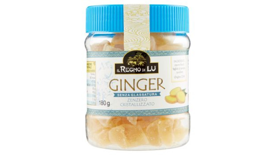 Il Regno di Lu Ginger Senza Glassatura Zenzero Cristallizzato 180 g