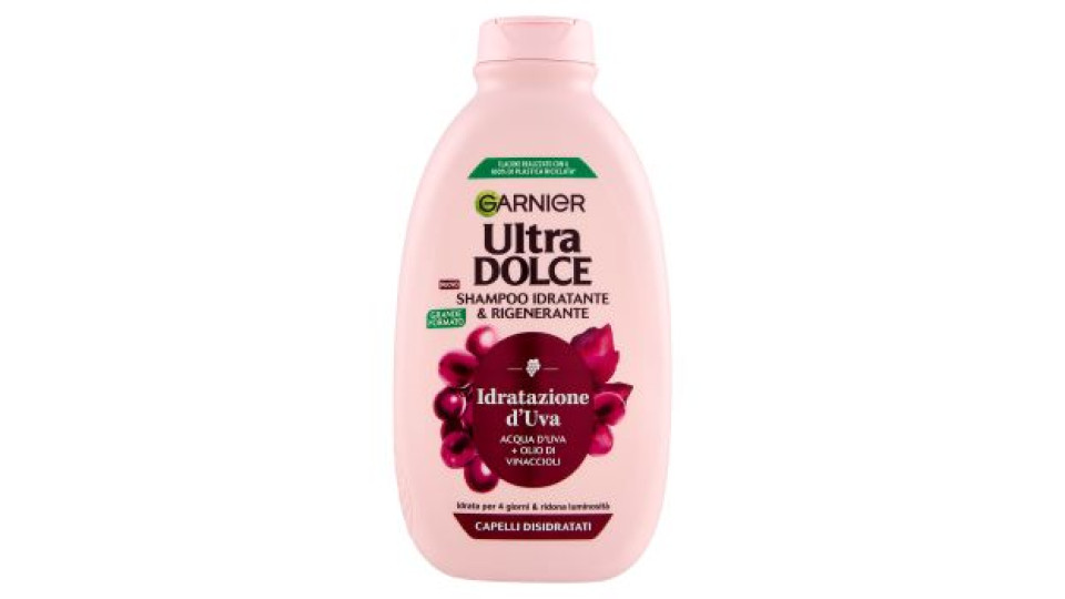 Garnier Ultra Dolce Shampoo Idratante & Rigenerante Idratazione d'Uva 400 ml