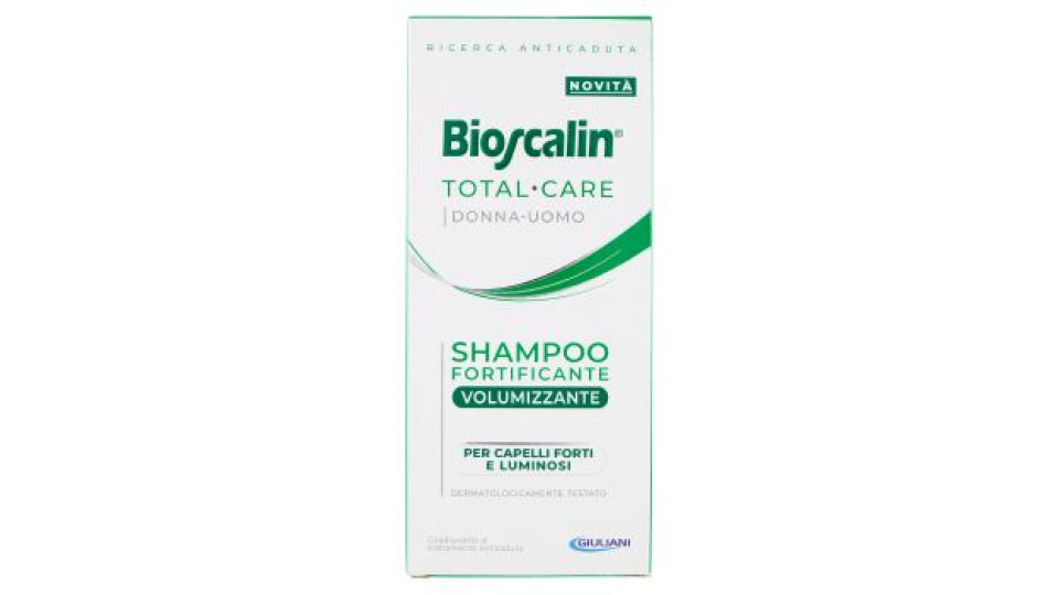 Bioscalin Total Care Donna Uomo Shampoo Fortificante Volumizzante 200 ml