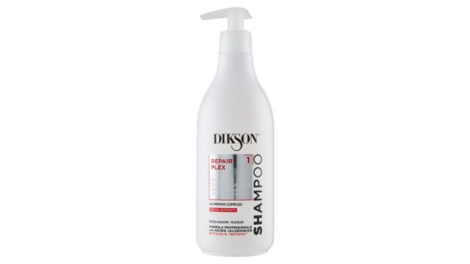 Dikson Repair Plex 1 Shampoo Ristrutturante capelli danneggiati, disidratati e trattati 500 ml