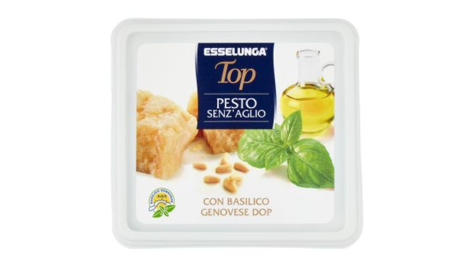 Esselunga Top Pesto senz'aglio con basilico genovese DOP 140 g