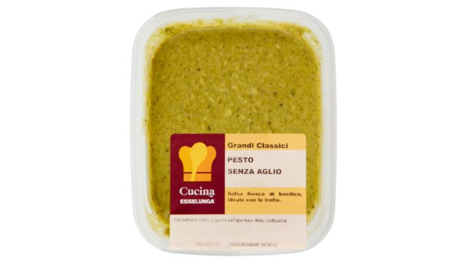 Cucina Esselunga Pesto senza aglio 130 g