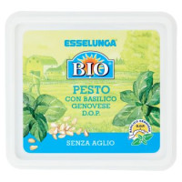 Esselunga Bio Pesto con basilico genovese D.O.P. senza aglio 140 g
