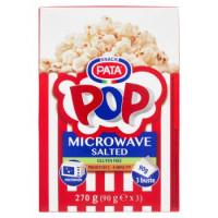 Pata Pop Microwave Salted 3 x 90 g