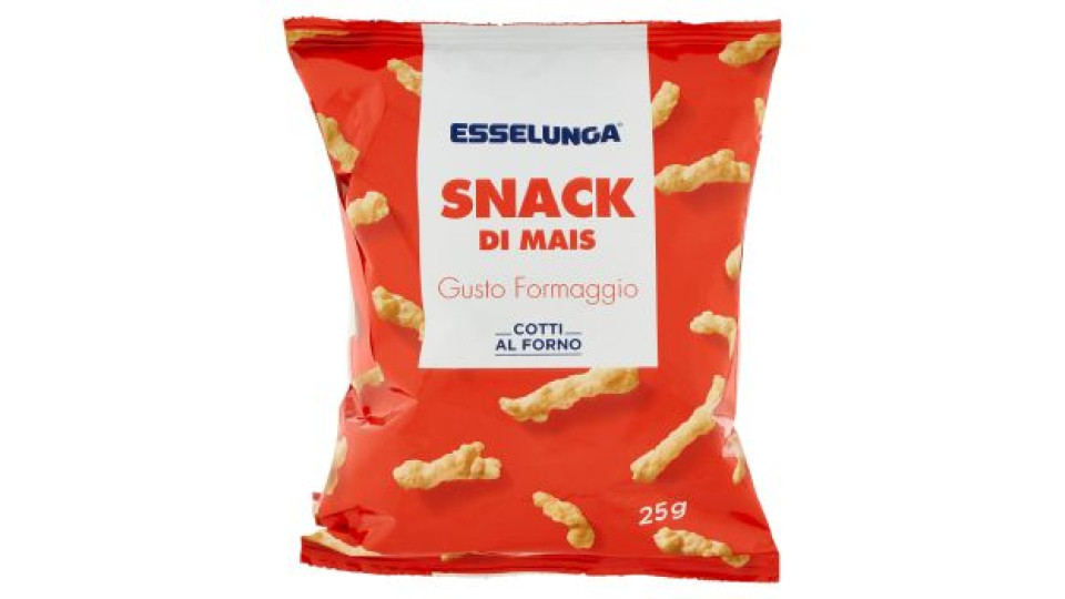 Esselunga Snack di mais gusto formaggio 6 x 25 g