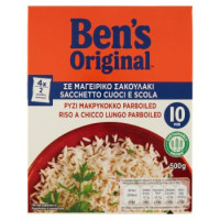 Ben's Original Riso a Chicco Lungo Parboiled Sacchetto Cuoci e Scola 500 g