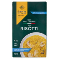 Le Stagioni d'Italia 100% Riso Italiano per Risotti 1 Kg