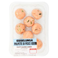 Esselunga Polpette di pesce salmone e gamberi con zucchine 180 g