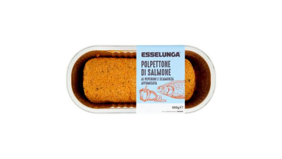 Esselunga Polpettone di salmone ai peperoni e scamorza affumicata 500 g